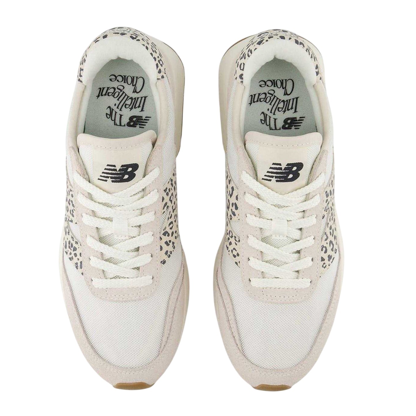 White-Leopard - Side - New Balance Unisex Adult 237 N Mesh Trainers