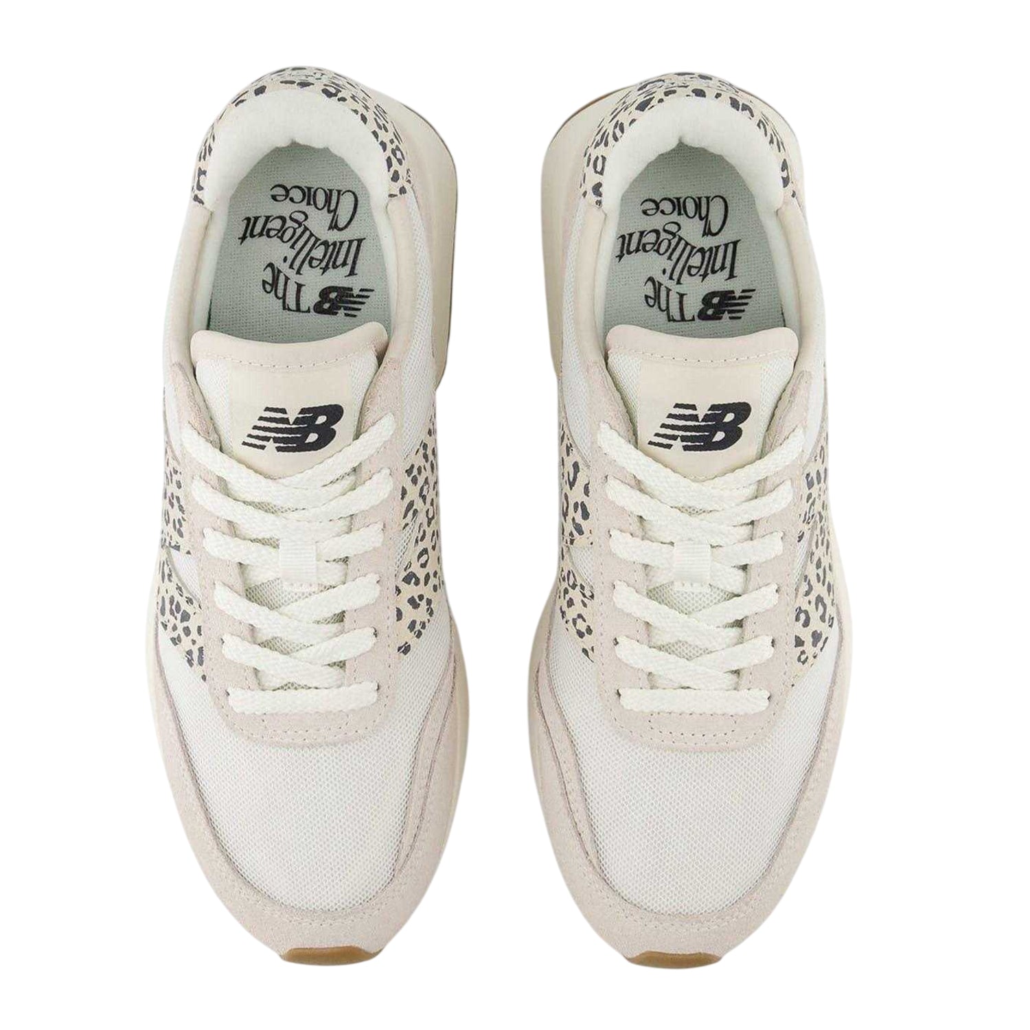 White-Leopard - Side - New Balance Unisex Adult 237 N Mesh Trainers