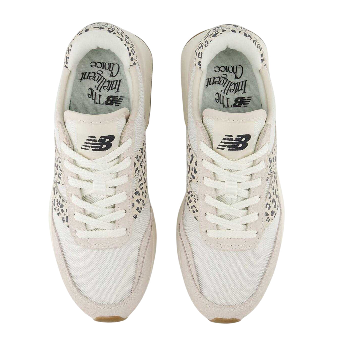 White-Leopard - Side - New Balance Unisex Adult 237 N Mesh Trainers