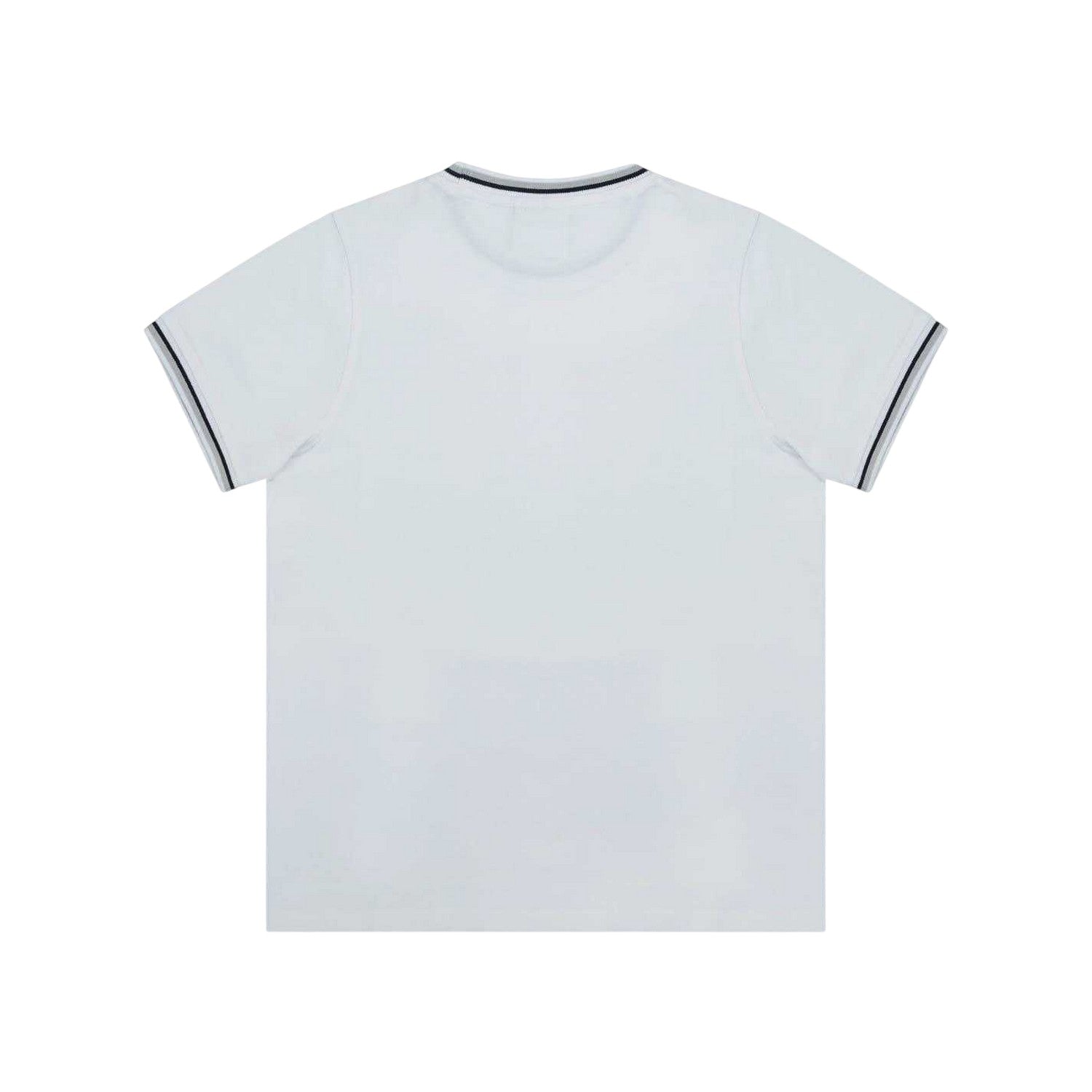 White - Back - Slazenger Childrens-Kids Tipped Crew Neck T-Shirt