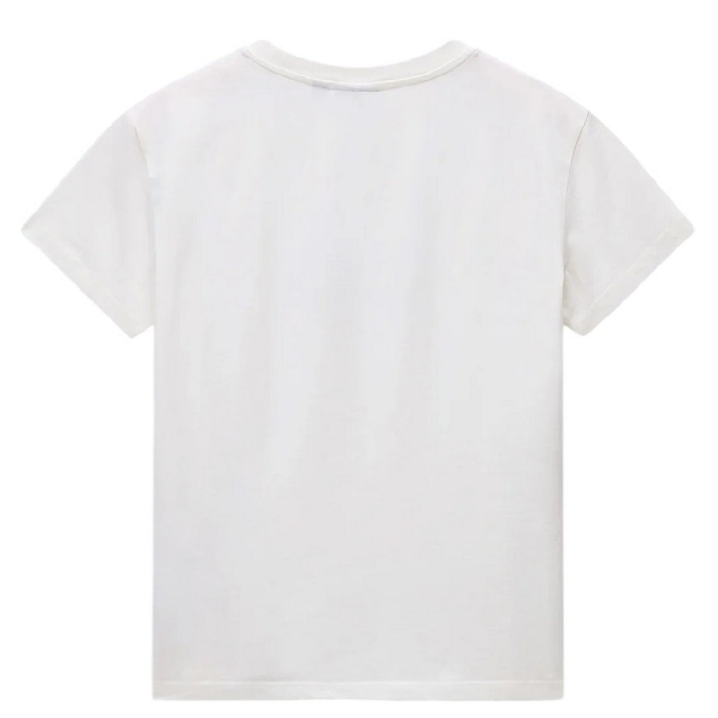 Heron White - Back - Napapijri Womens-Ladies Box Logo T-Shirt