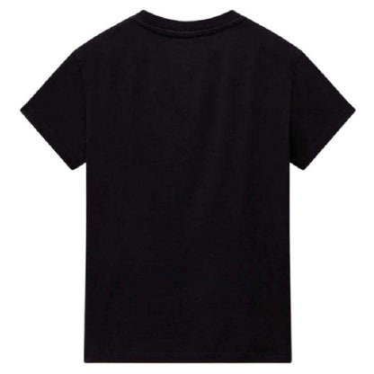 Black - Back - Napapijri Womens-Ladies Box Logo T-Shirt