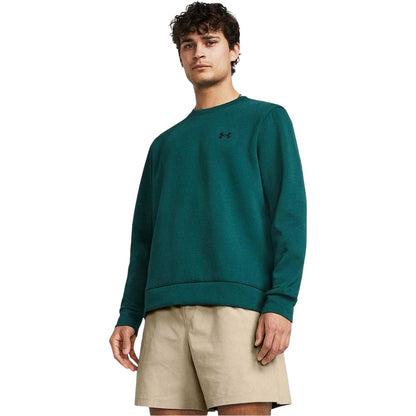 Blue - Side - Under Armour Mens Unstoppable Fleece Sweatshirt