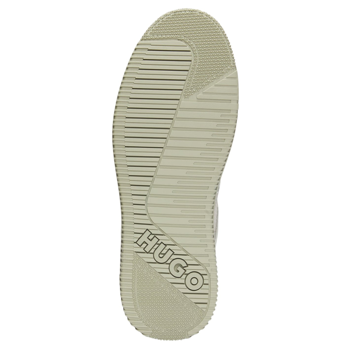 Light Beige - Lifestyle - Hugo Mens Leather Low Tennis Trainers