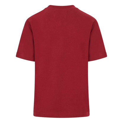 Burgundy - Back - Blank Essentials Womens-Ladies London Oversized T-Shirt