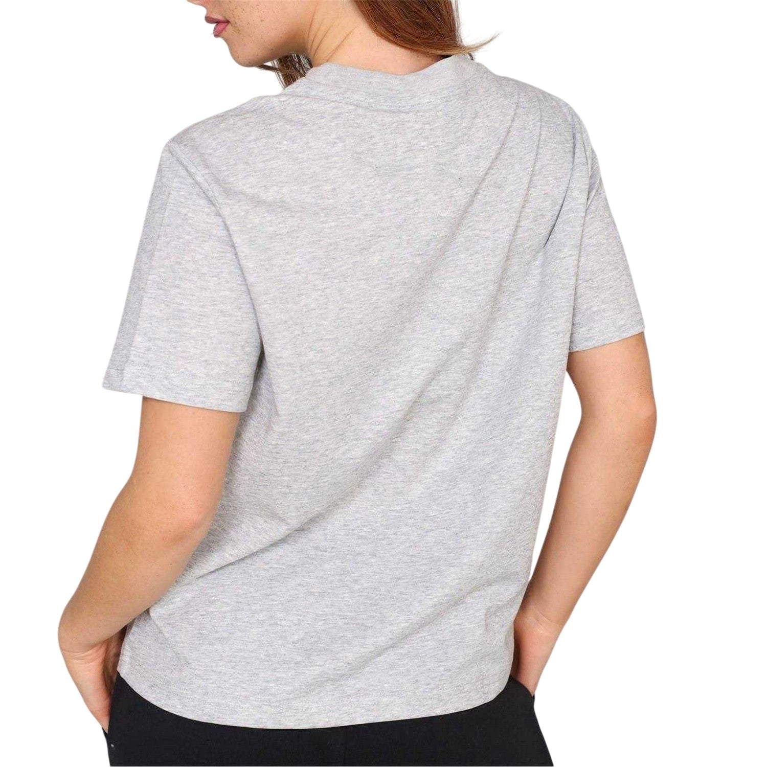 Grey Marl - Lifestyle - Blank Essentials Womens-Ladies London Oversized T-Shirt