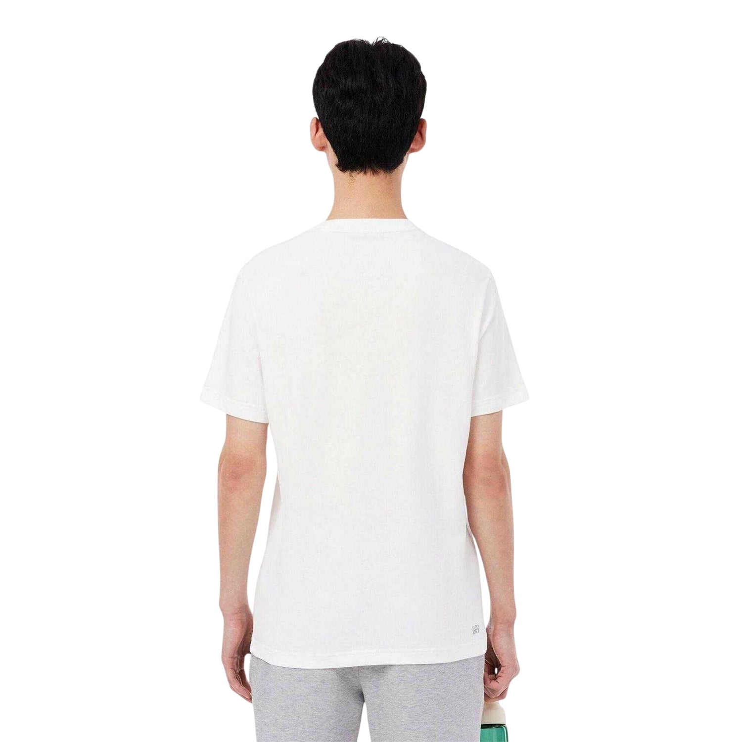 White - Back - Lacoste Mens Club T-Shirt