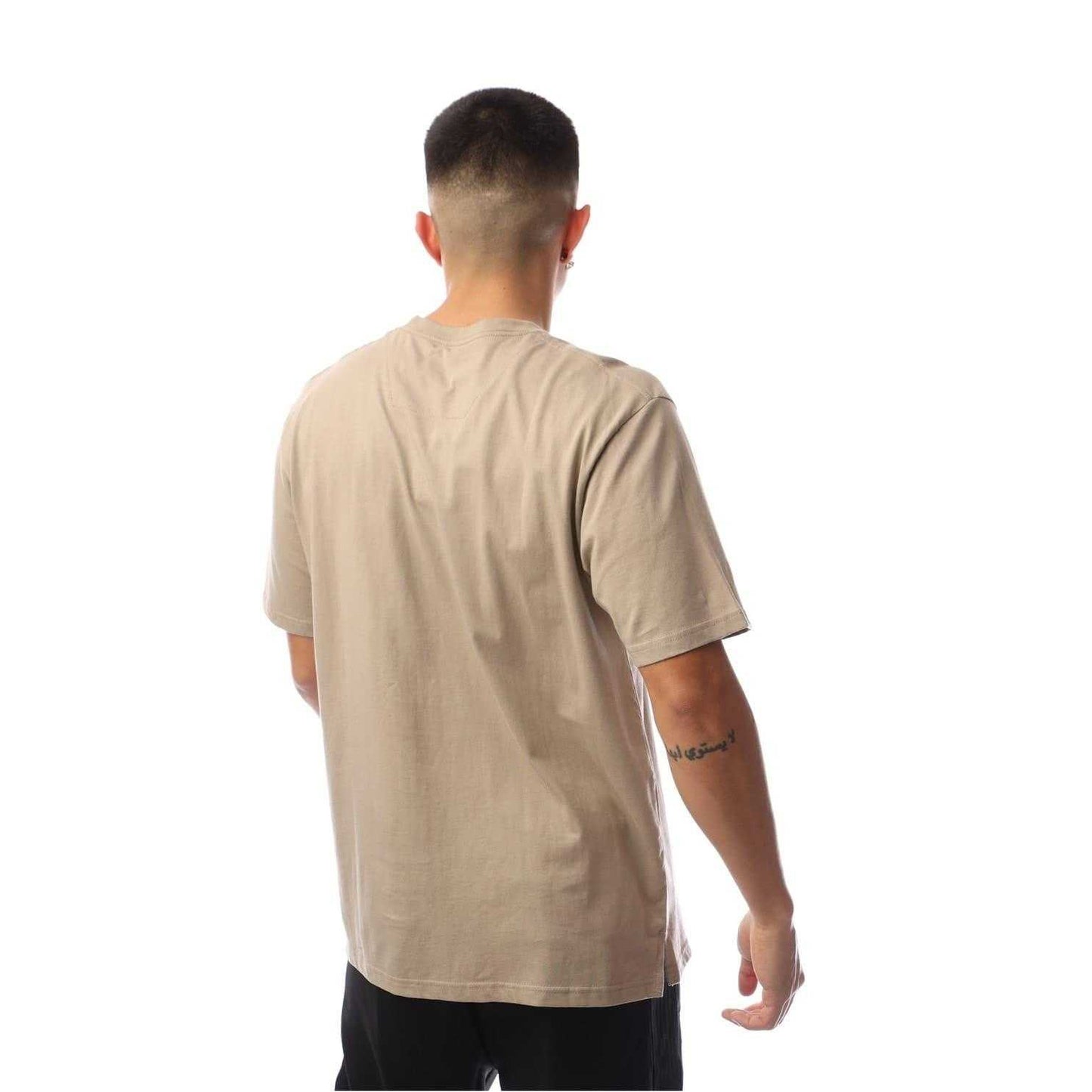 Stone - Back - Marshall Artist Mens Logo Crew Neck T-Shirt