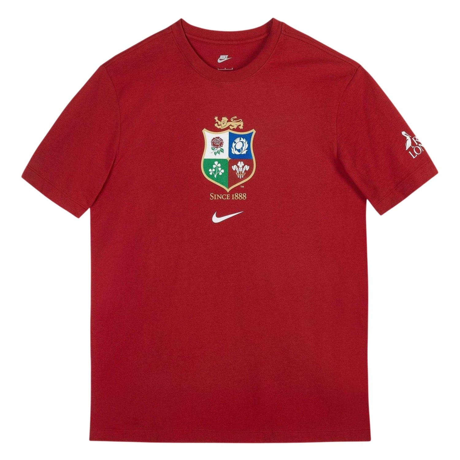 Pepper Red-White - Front - Nike Mens British & Irish Lions T-Shirt