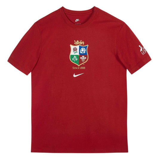 Pepper Red-White - Front - Nike Mens British & Irish Lions T-Shirt
