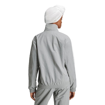 Grey - Back - Adidas Mens Originals 3 Stripes Regular Track Jacket