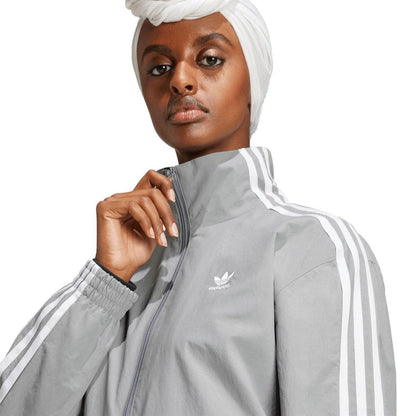 Grey - Lifestyle - Adidas Mens Originals 3 Stripes Regular Track Jacket