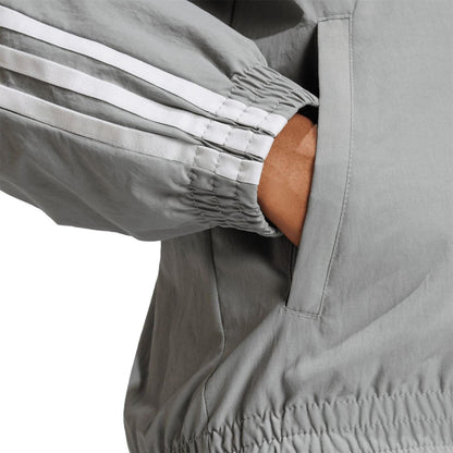 Grey - Pack Shot - Adidas Mens Originals 3 Stripes Regular Track Jacket