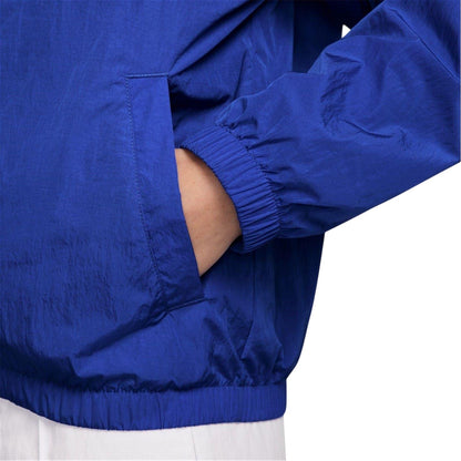 Blue-White - Side - Nike Womens-Ladies England Woven Jacket