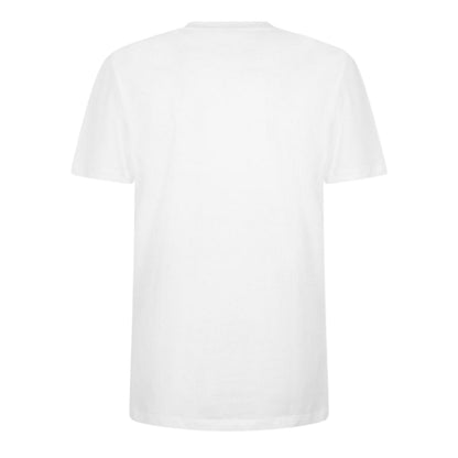 Off White - Back - Armani Exchange Mens Skyline Crew Neck T-Shirt