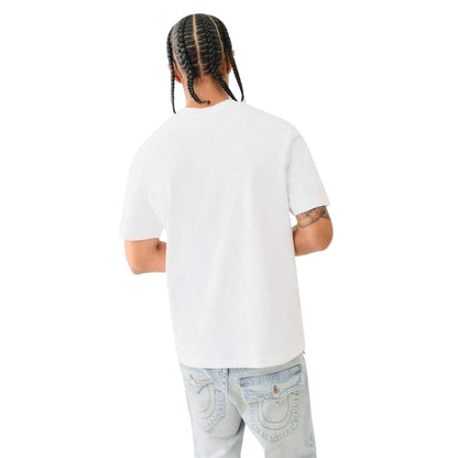 White - Back - True Religion Mens Cotton T-Shirt
