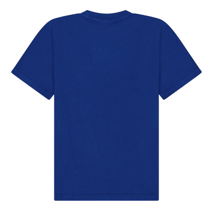 Blue - Back - G-Star Childrens-Kids Nifous Logo Crew Neck T-Shirt