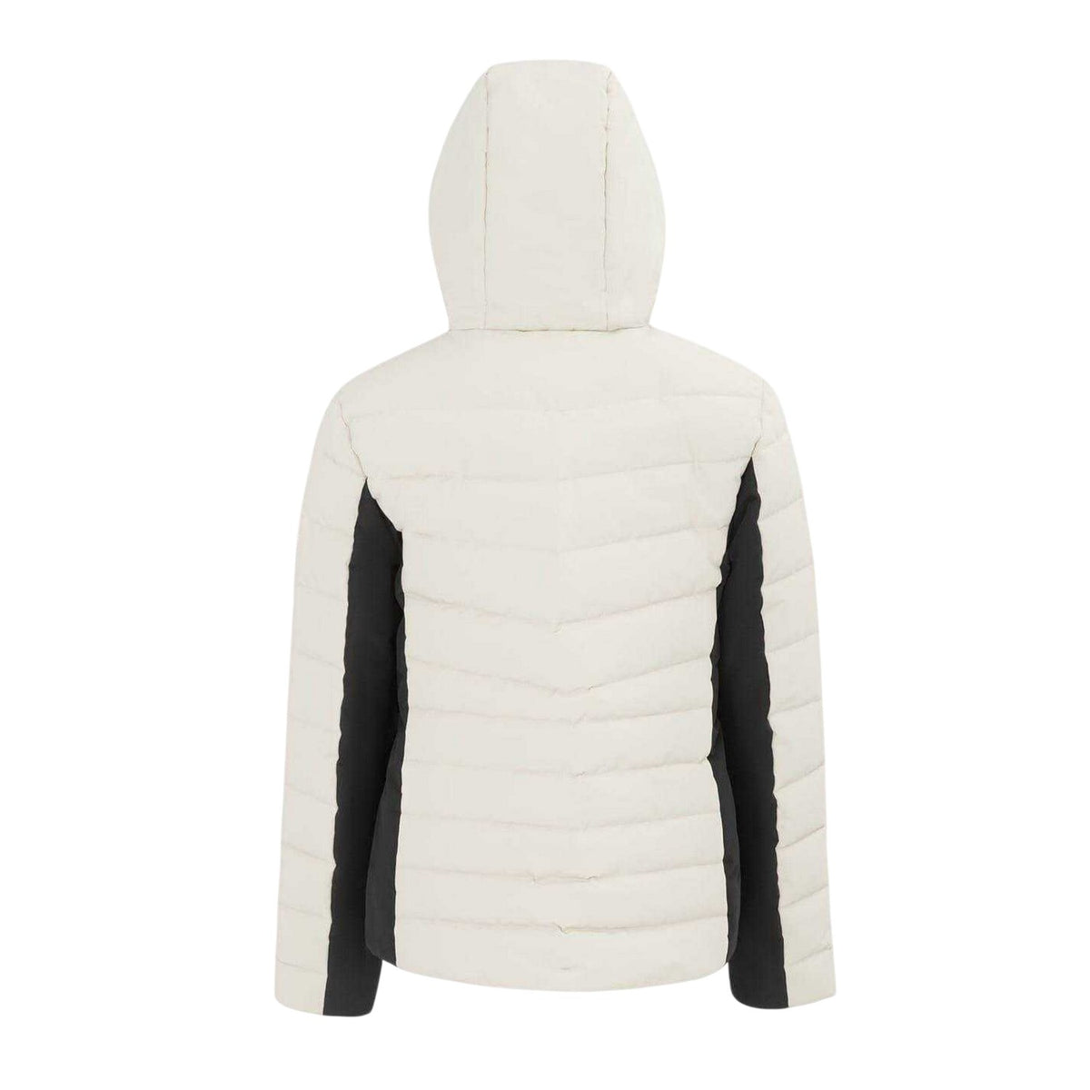 Cream-Black - Back - Nevica Womens-Ladies Moritz Jacket