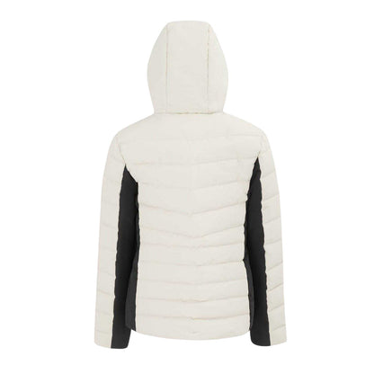 Cream-Black - Back - Nevica Womens-Ladies Moritz Jacket