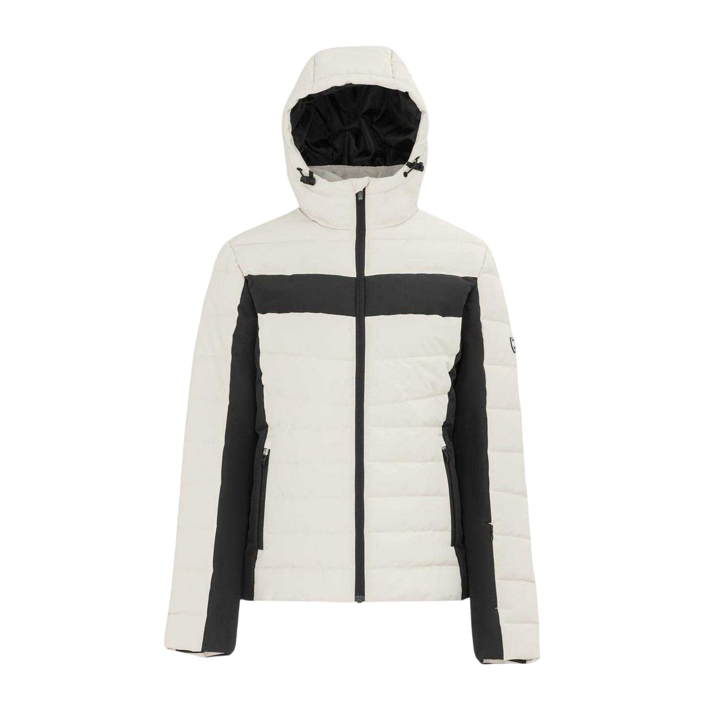 Cream-Black - Front - Nevica Womens-Ladies Moritz Jacket