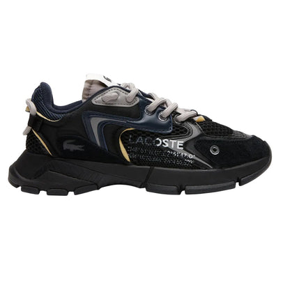 Black - Side - Lacoste Womens-Ladies L003 Neo Trainers