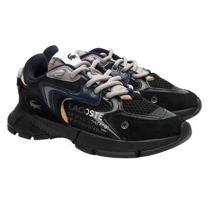 Black - Front - Lacoste Womens-Ladies L003 Neo Trainers