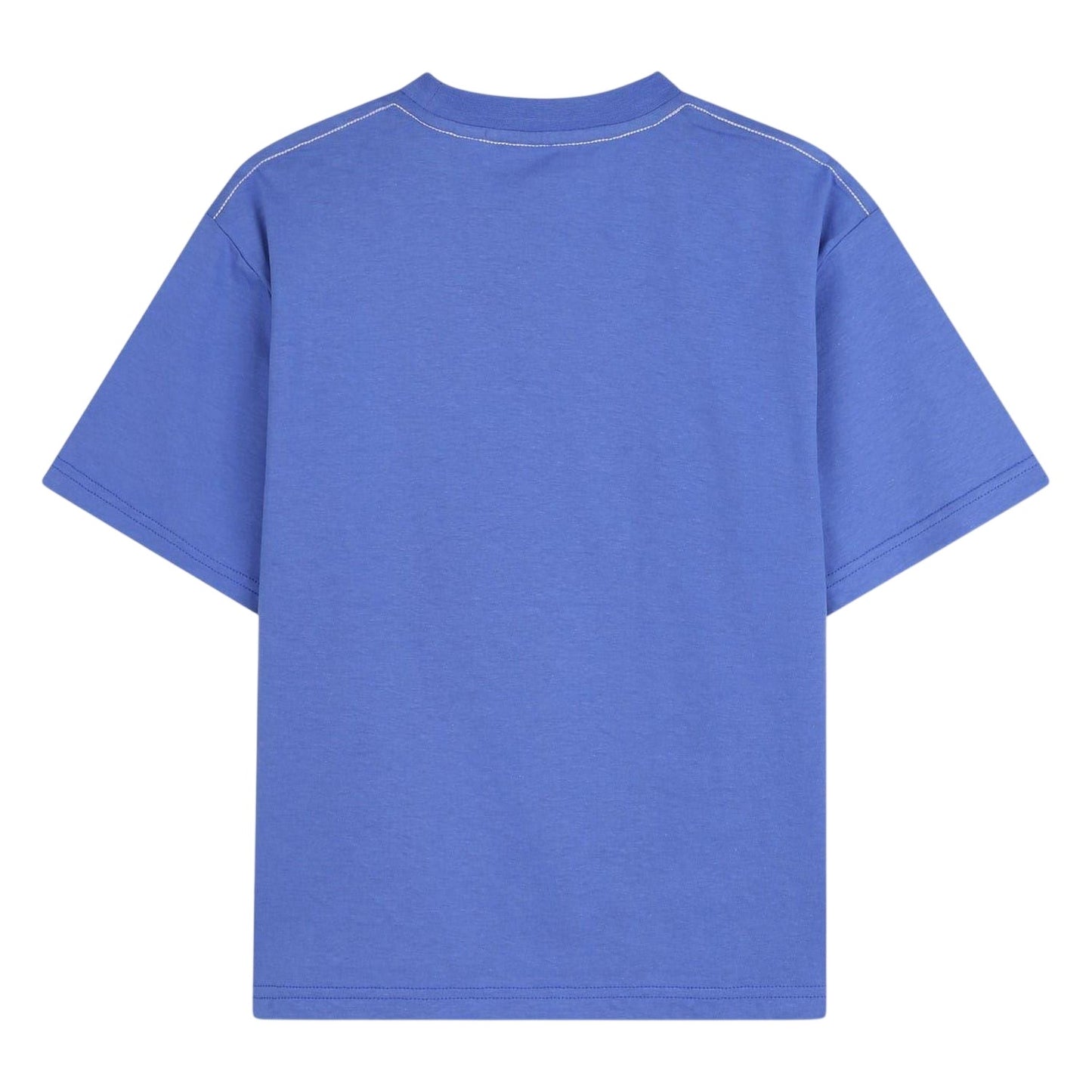 Blue - Back - Timberland Childrens-Kids Logo Crew Neck T-Shirt