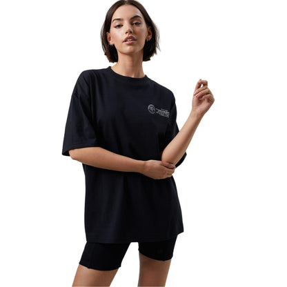 Jet Black - Side - Original Creator Womens-Ladies Mindset Slouch T-Shirt