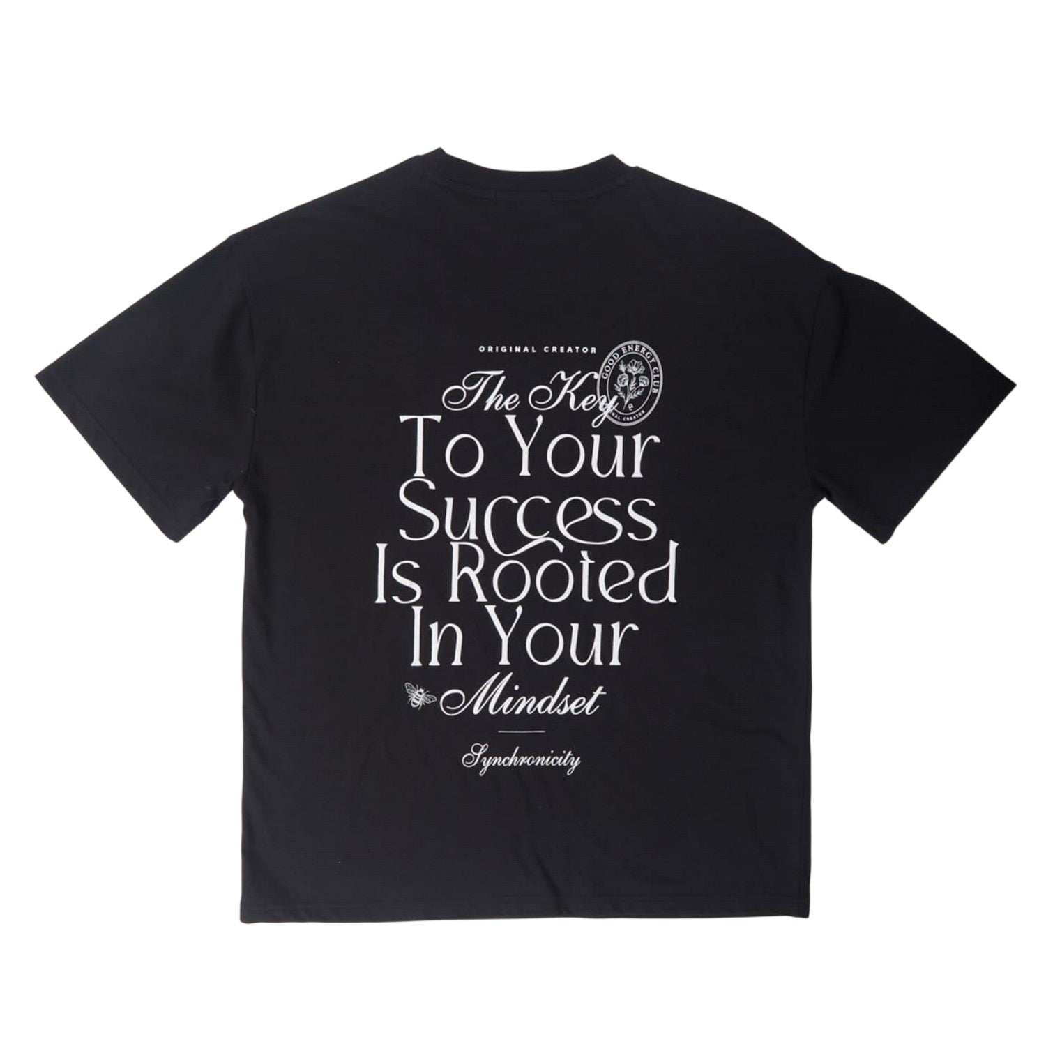 Jet Black - Front - Original Creator Womens-Ladies Mindset Slouch T-Shirt