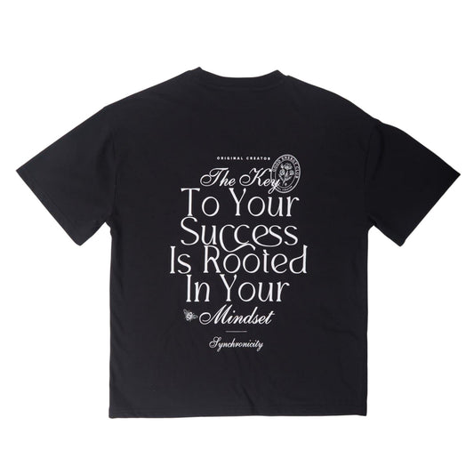 Jet Black - Front - Original Creator Womens-Ladies Mindset Slouch T-Shirt
