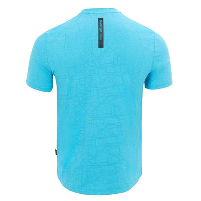 Aquarius - Back - Slazenger Mens Logo Knitted T-Shirt