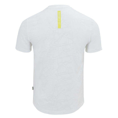 White - Back - Slazenger Mens Logo Knitted T-Shirt