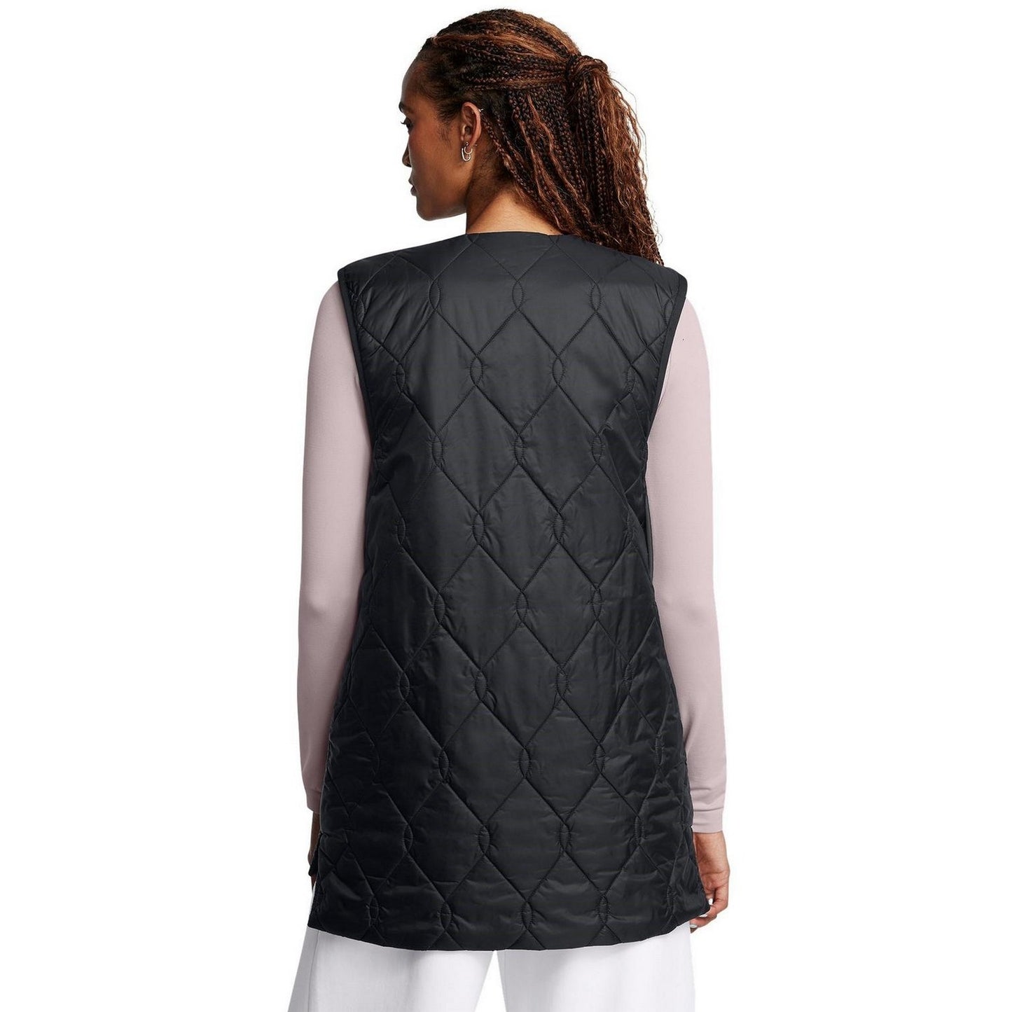 Black - Lifestyle - Under Armour Womens-Ladies Lightweight Sleeveless Gilet