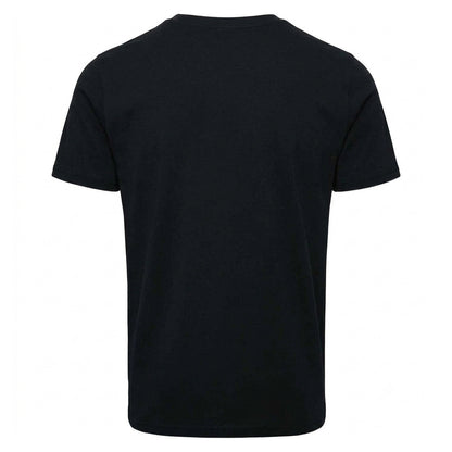 Black - Back - Threadbare Mens Delilah Floral Embroidered T-Shirt