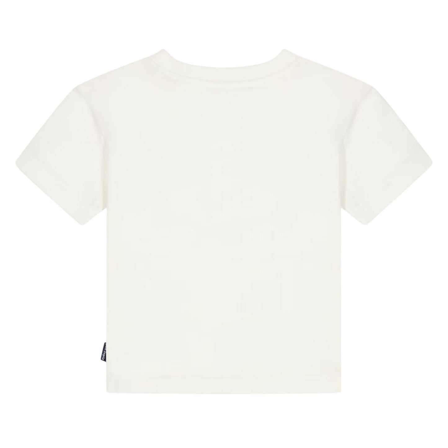 White-Black - Back - Palm Angels Childrens-Kids Spray Logo T-Shirt