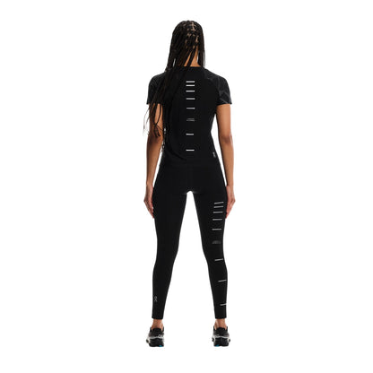 Eclipse Grey - Back - On Running Womens-Ladies Performance T-Shirt