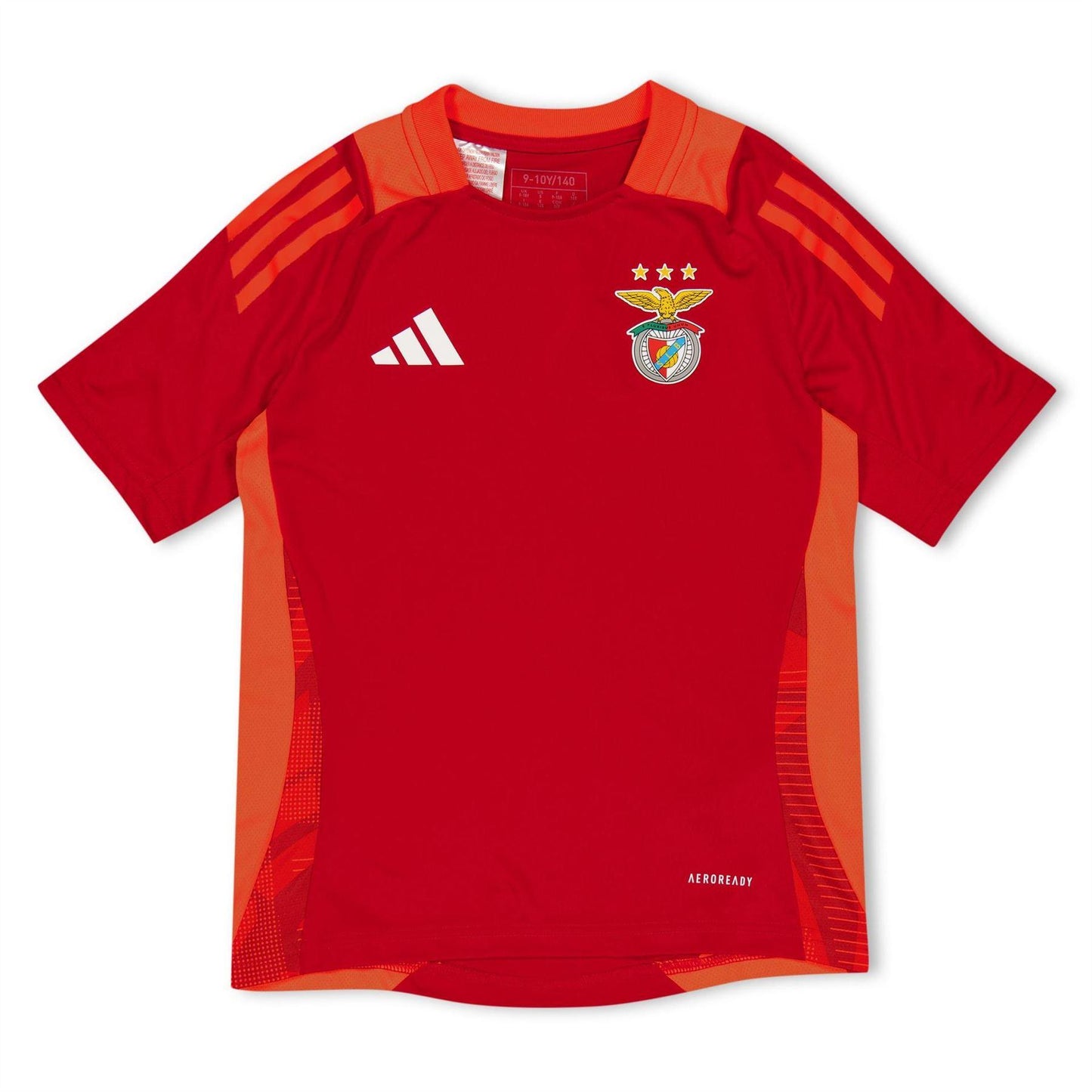 Team Power Red - Front - Adidas Childrens-Kids SL Benfica Training Jersey