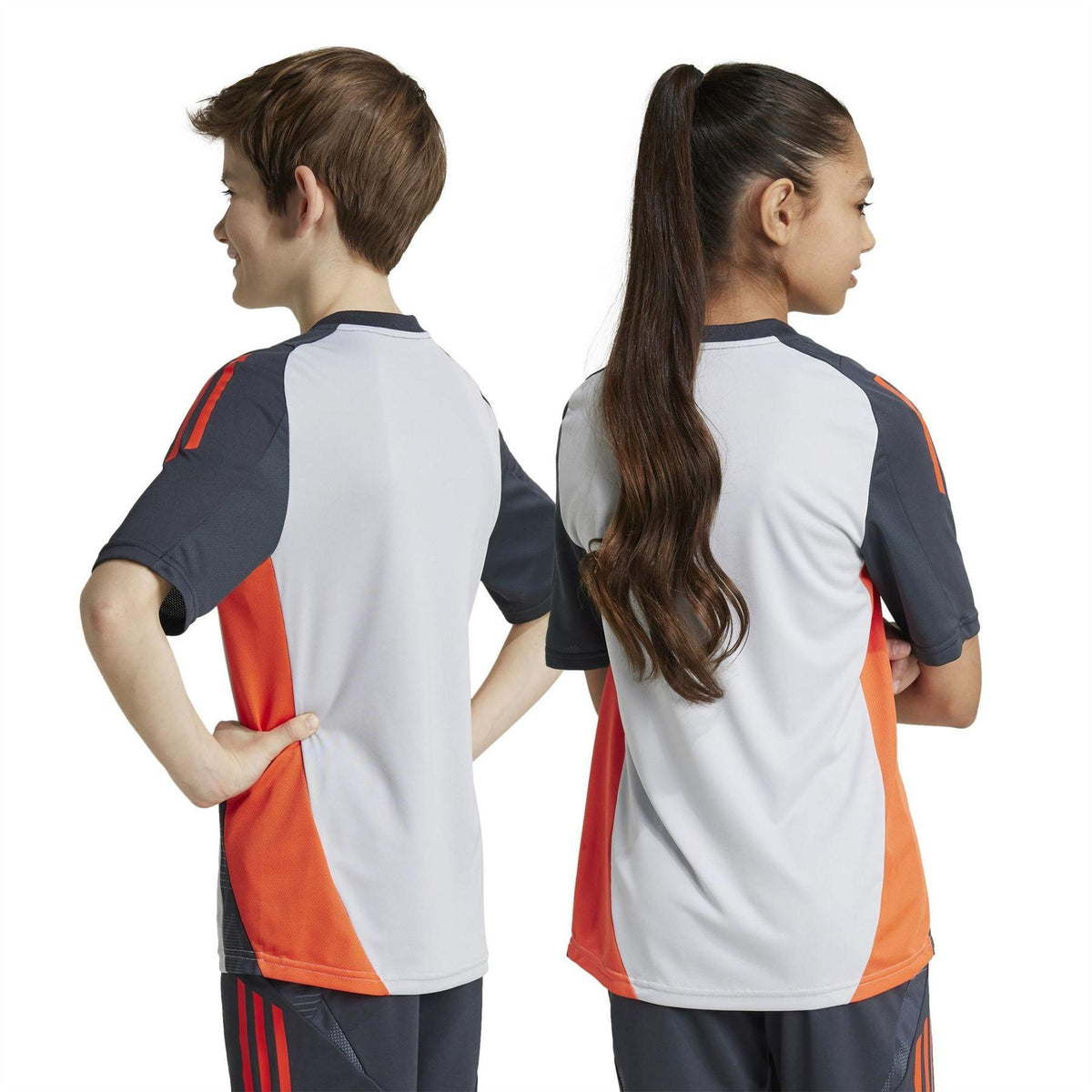 Light Grey Solid - Lifestyle - Adidas Childrens-Kids SL Benfica Training Jersey