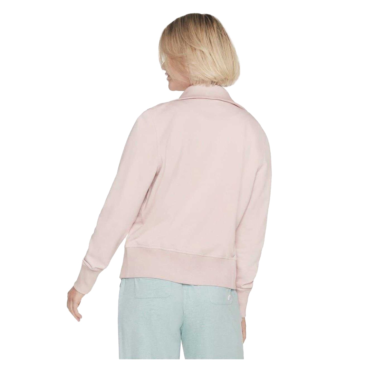 Lavender-Pink - Back - Skechers Womens-Ladies Diamond Regular Long-Sleeved Sweatshirt