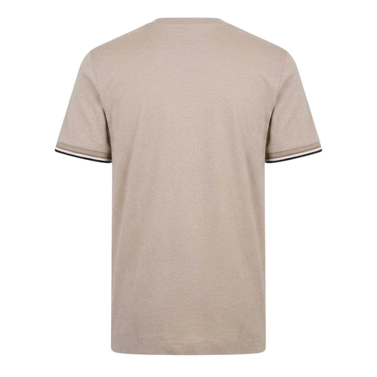 Light Beige - Back - Boss Mens Thompson 04 Regular T-Shirt
