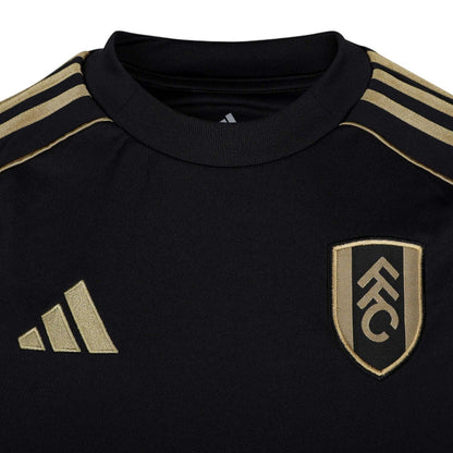Black-Gold - Lifestyle - Fulham FC Childrens-Kids 25-26 Adidas Third Jersey