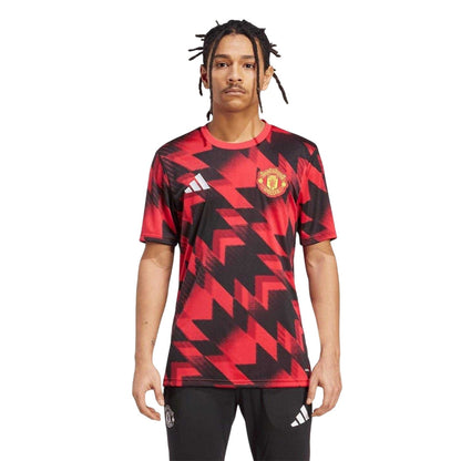 Red - Side - Adidas Unisex Adult 2025-2026 Snowflake Training Football Jersey