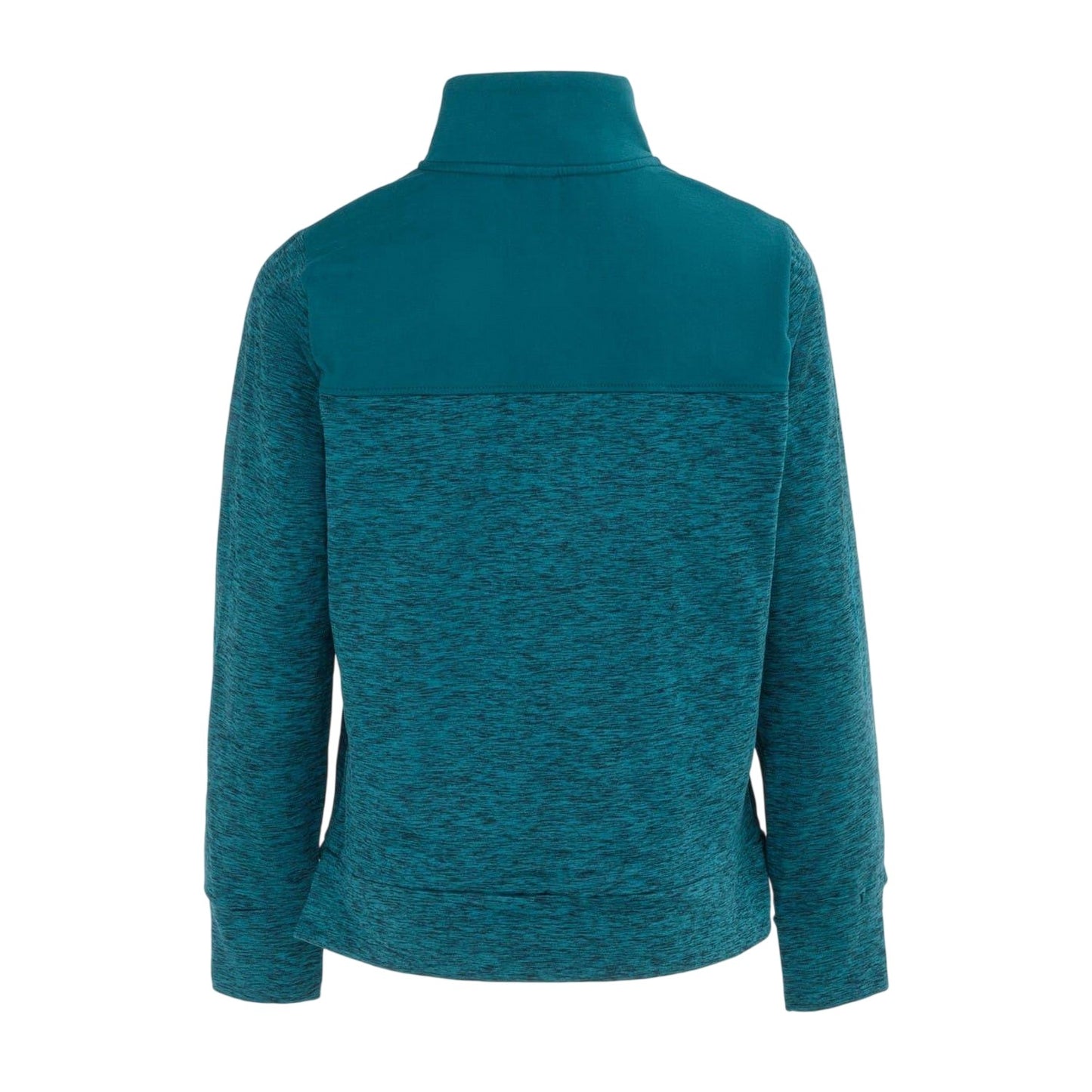 Green - Back - LA Gear Womens-Ladies Half Zip Sweatshirt