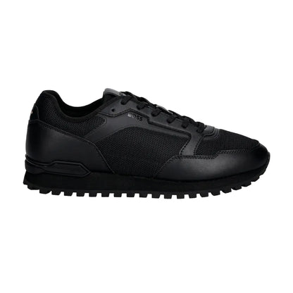 Black - Front - Boss Mens Parkour-L Trainers