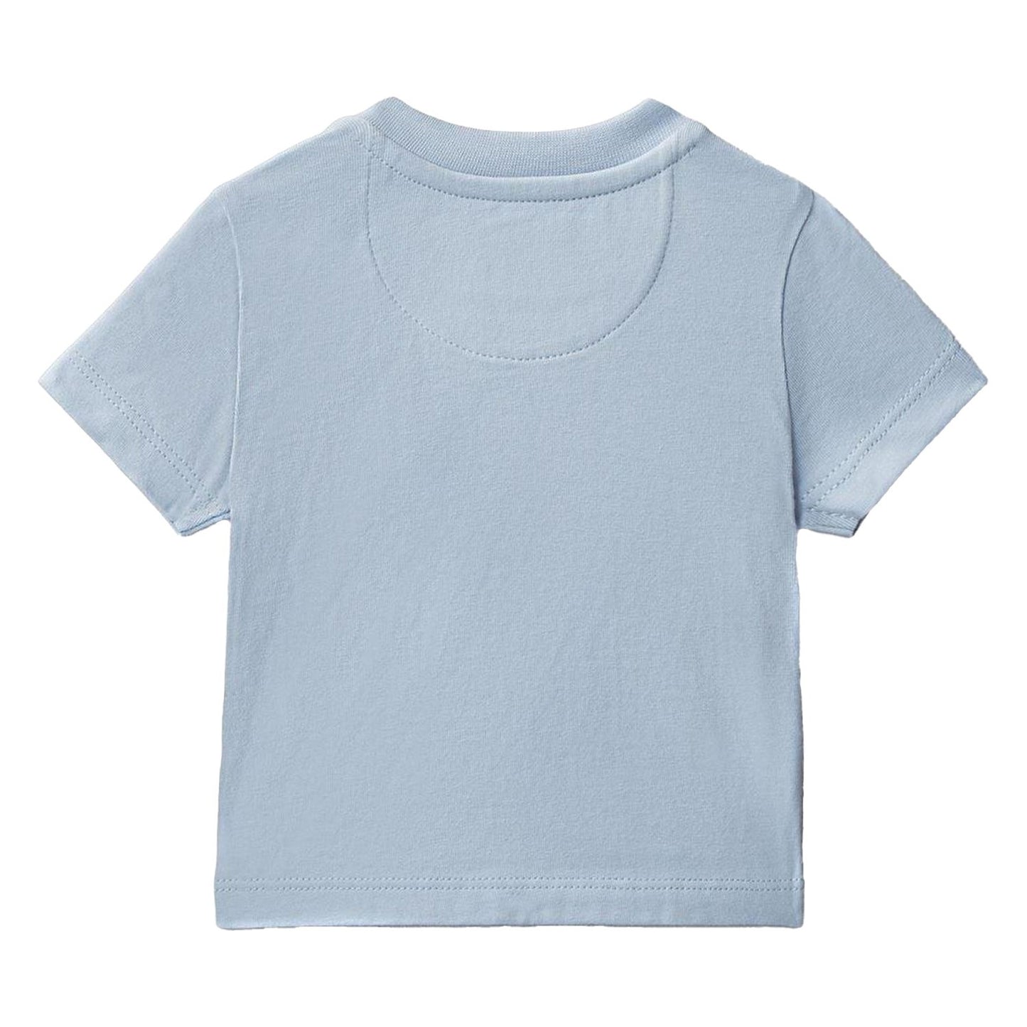 Breezy Blue - Back - Calvin Klein Baby Logo T-Shirt