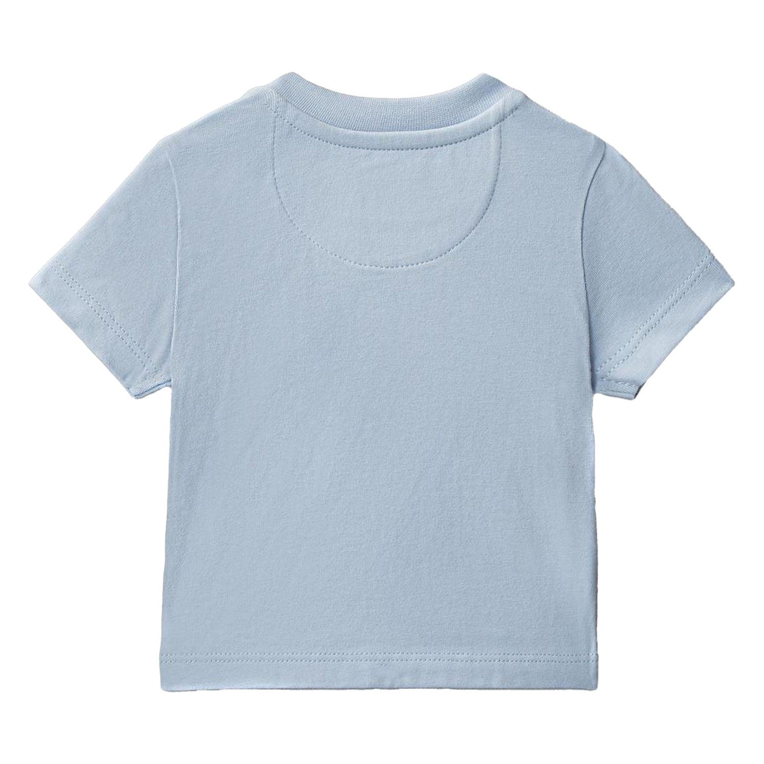 Breezy Blue - Back - Calvin Klein Baby Logo T-Shirt