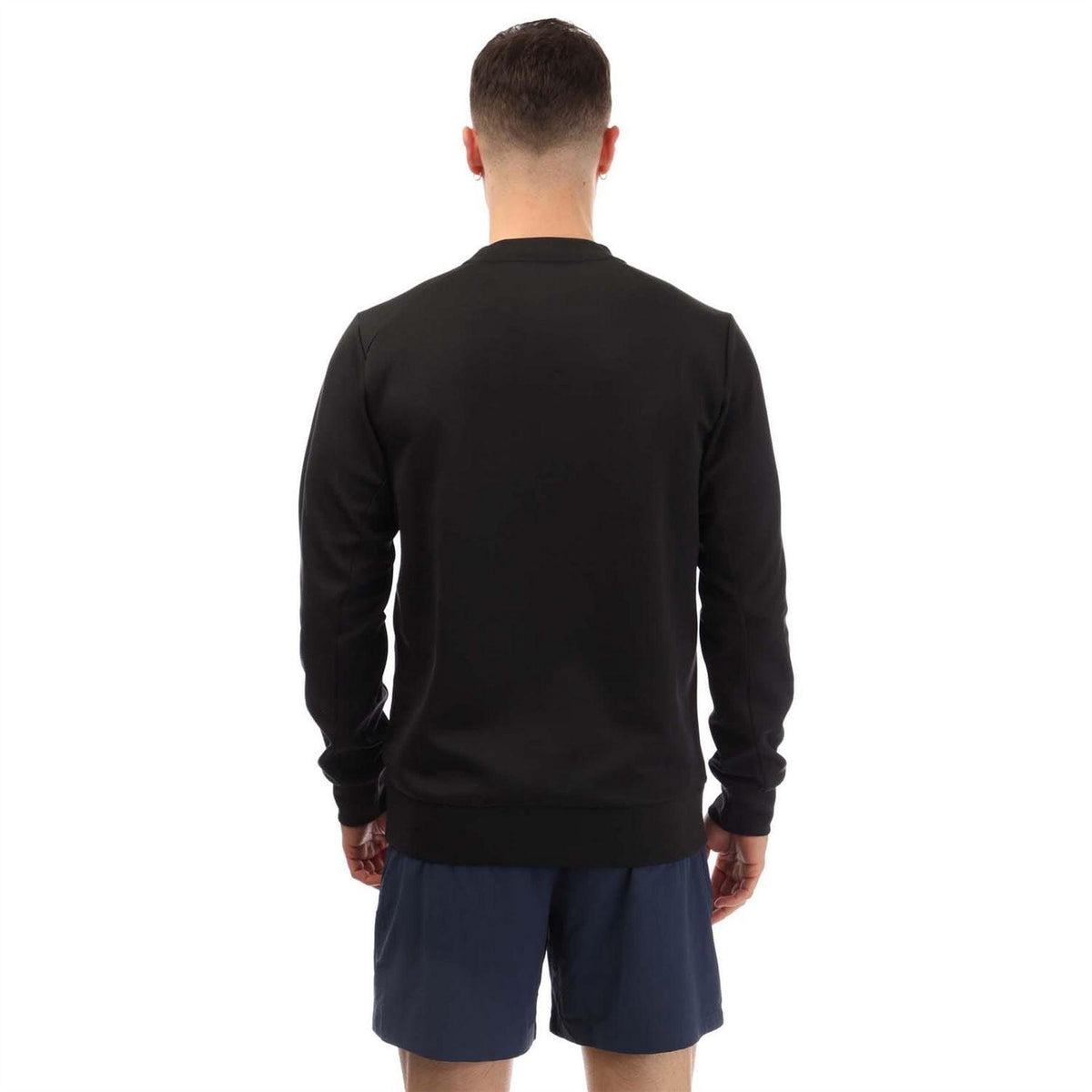 Black - Back - New Balance Mens Crew Neck Athletic Sweatshirt