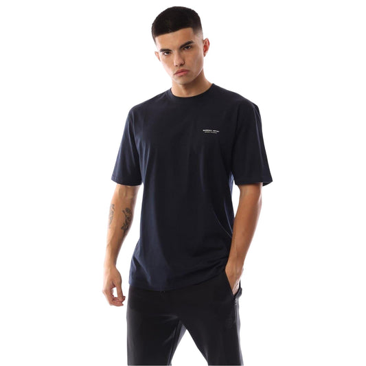 Navy - Front - Marshall Artist Mens Siren Box Crew Neck T-Shirt
