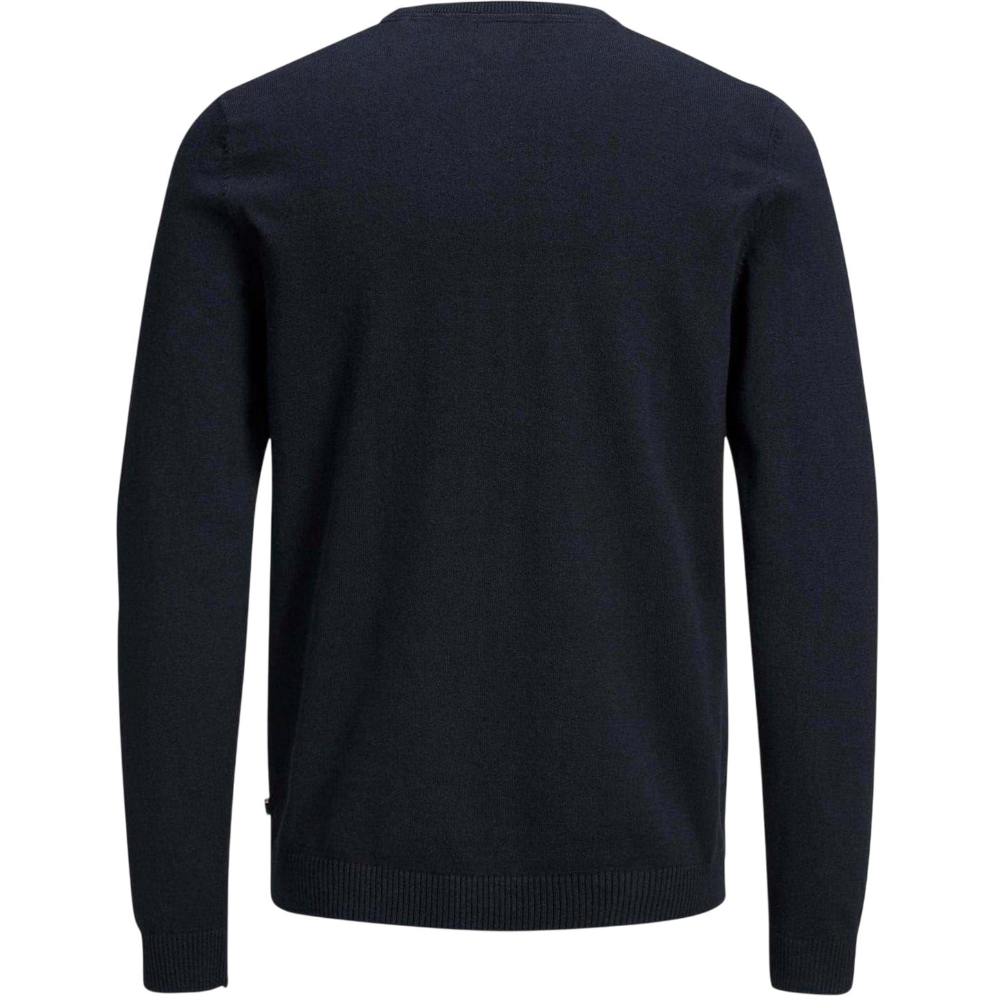 Navy Blazer - Back - Jack And Jones Mens Crew Neck Long-Sleeved Top