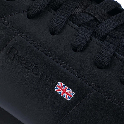Black - Close up - Reebok Mens NPC II Leather Trainers